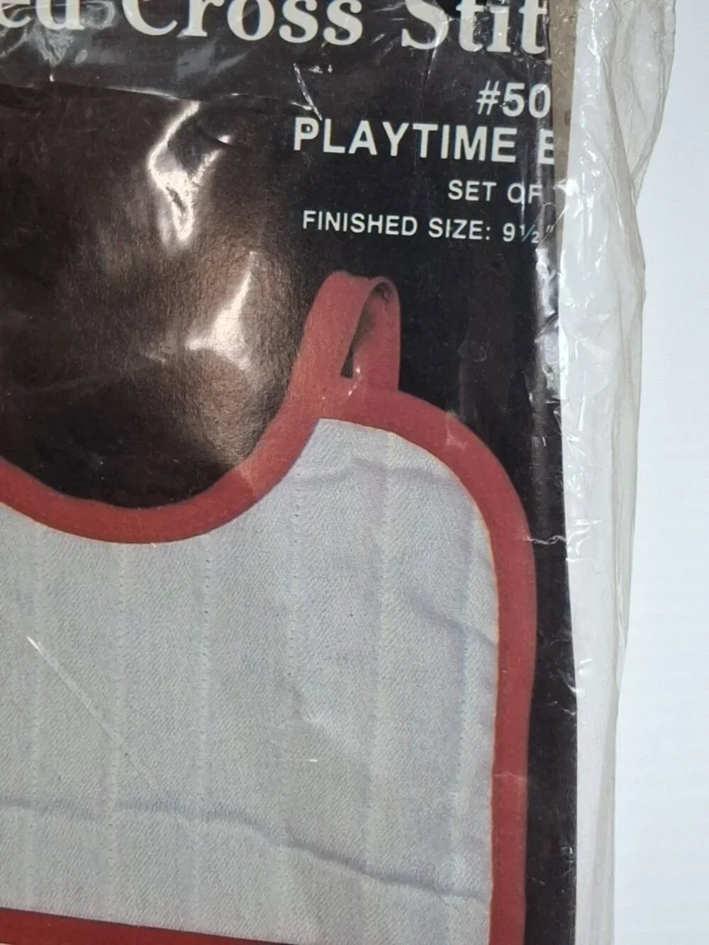 Janlynn Counted Cross Stitch Kit. 50-759 Playtime Bibs. Duck - Set Of Three. NEW